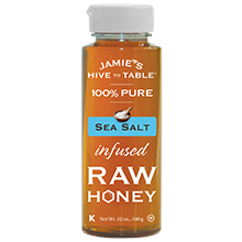 100% PURE Sea Salt infused RAW HONEY